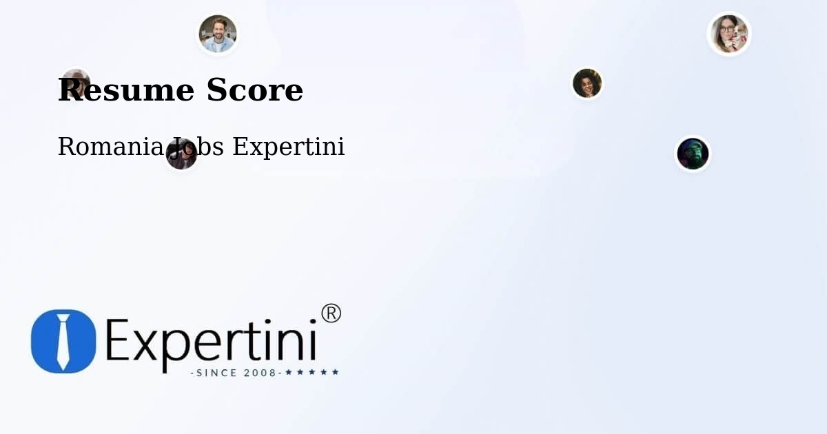 Resume Score & Job Description Match Tool – Câmpina - Romania Jobs Expertini